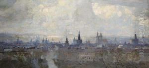 A Panorama Of Prague by Jaroslav Setelik