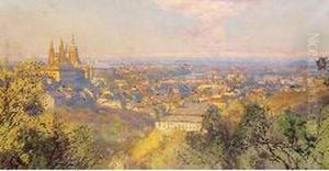 Vue De Prague by Jaroslav Setelik