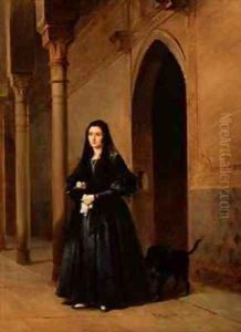 Lady in the Court of the Alhambra