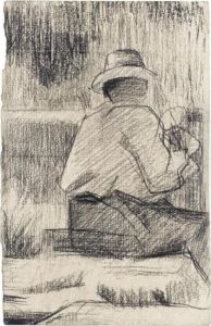 Assis - Recto
 Buste D'homme - Verso