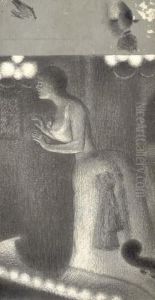 Chanteuse De Cafe Concert by Georges Seurat