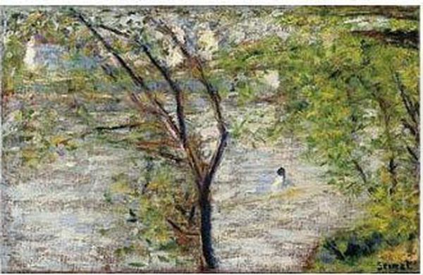 Une Perissoire (etude Pour "bords De La Seine A L'ile De La Grande Jatte") - view 1