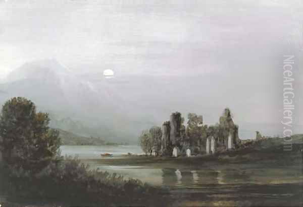 Moonlight, Ross Abbey - view 1