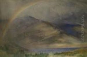 'brantwood From Coniston Lake by Arthur Severn