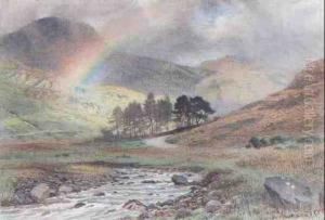 Rainbow, Coniston by Arthur Severn