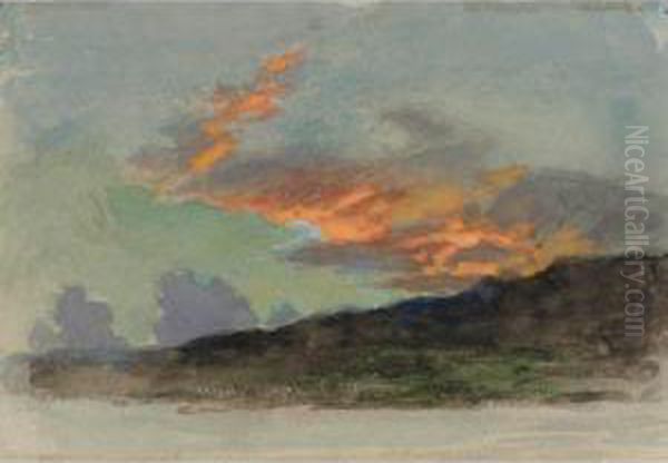 A Sunset Over Coniston - view 1