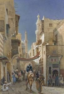 A Cairo Street by Walter Severn