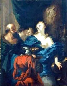 The Death of Sophonisba by Ottmar, the Younger Elliger