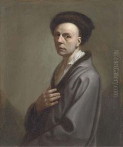Portrait Of A Gentleman, Three-quarter-length, In A Fur-trimmedcloak And Hat Portrait Of A Gentleman, Three-quarter-length, In A Fur-trimmedcloak And Hat