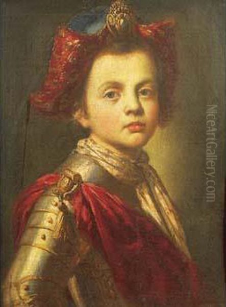 Portrait D'enfant En Armure - view 1