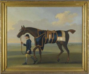Portrait Of The Racehorse Sedbury, With A Groom