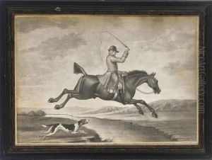 The Hunter In A Flying Leap, By R. Houston by James Seymour