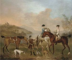 A Coursing Party In A Landscape by James Seymour