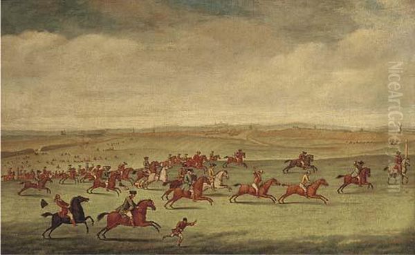 The First Race Run On Newmarket Heath - view 1