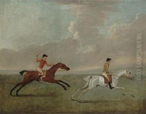 Racing On Newmarket Heath by James Seymour