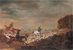 Going To Cover: Sir William Jolliffe With His Hounds Ridings Towards A Covert Going To Cover: Sir William Jolliffe With His Hounds Ridings Towards A Covert