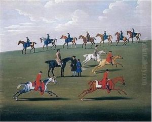 Training On Newmarket Heath by James Seymour