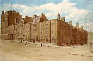 View of Old Cobham Row and part of Cold Bath Square Finsbury