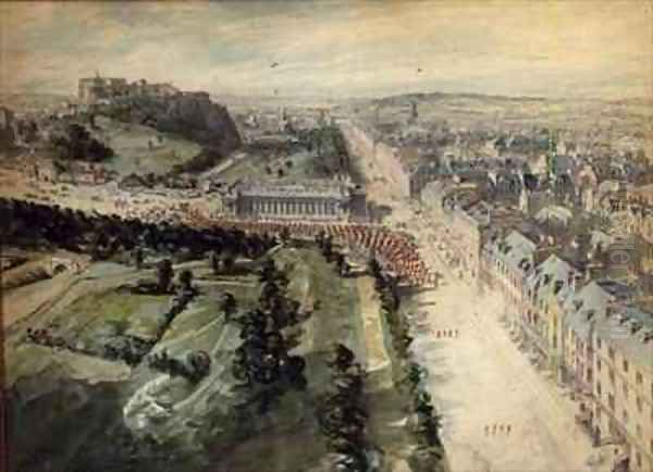 Princes Street Edinburgh Looking West - view 1