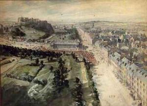Princes Street Edinburgh Looking West