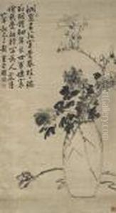 Flower In Vase by Li Shan