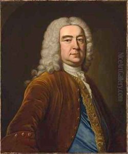 Portrait of Henry Pelham as Prime Minister by Eccardt, John Giles