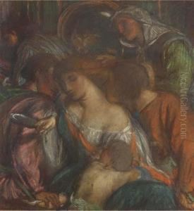 Study For Tibullus In The House Of Delia