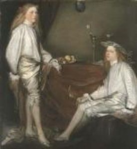 Rose And Blanche (les Marmitons) by Charles Haslewood Shannon