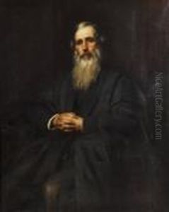 Portrait Of A Lady And Gentleman, Full Length, Seated