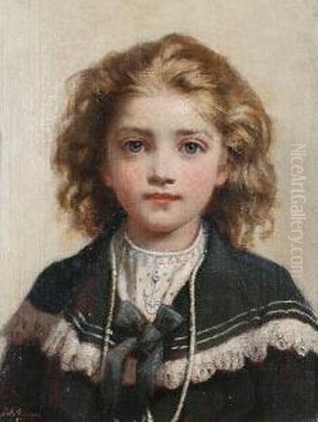Portrait Of A Young Boy In A
Sailor Suit; Portrait Of A Young Girl Wearing A Red Dress And Head Band - view 1
