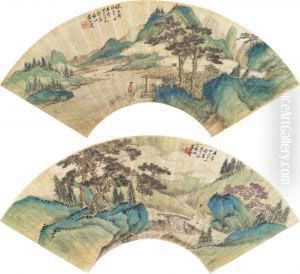 Landscape by Huang Shanshou