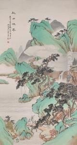 Green Mountains In Autumn by Huang Shanshou