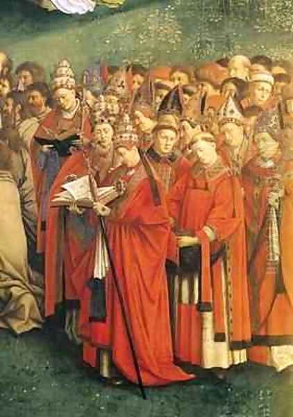 Copy of The Adoration of the Mystic Lamb from the Ghent Altarpiece - view 1