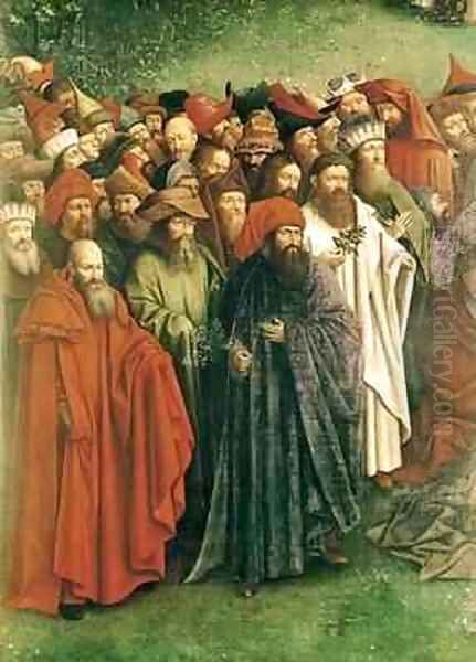Copy of The Adoration of the Mystic Lamb from the Ghent Altarpiece 2 - view 1