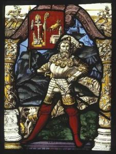 Stained-Glass Panel by Carl von Egeri