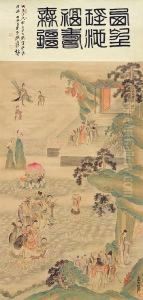 Immortal Birthday Celebration by Zhang Shanzi
