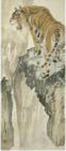Roaring Tiger by Zhang Shanzi