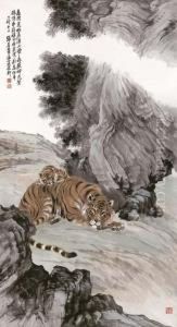 Tigers by Zhang Shanzi