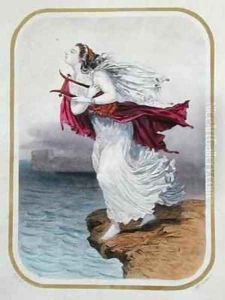 The Poetess Sappho Throwing Herself into the Sea by Henry Emy