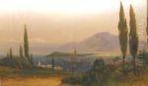 A View Of Lake Garda by John Shapland