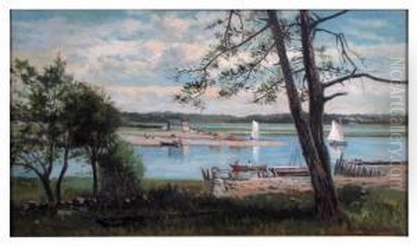 Boats On A Newburyportinlet - view 1
