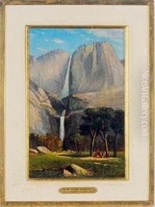 Yosemite Valley, Double Water Falls by Frank Henry Shapleigh