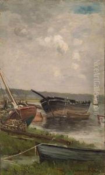 Old Boats At Cohasset - view 1