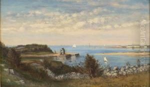 Cohasset Harbor Fromkent's Rock by Frank Henry Shapleigh