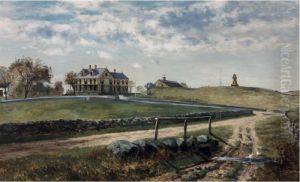Home Of Silas Pierce, Scituate, Massachusetts by Frank Henry Shapleigh