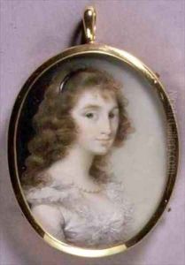 Portrait Miniature of Maria Tryphena Blunt by George Engleheart