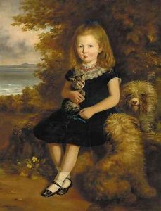 Portrait of a girl by Samuel Edmonston