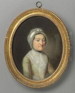 Portrait Of A Woman In A White Lace Cap: Miss Davis