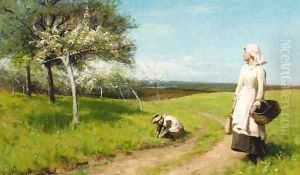 Springtime by Alfred Edward Emslie