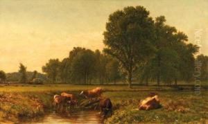 Signed And Dated 'a D Shattuck 1876' (lower Left)
